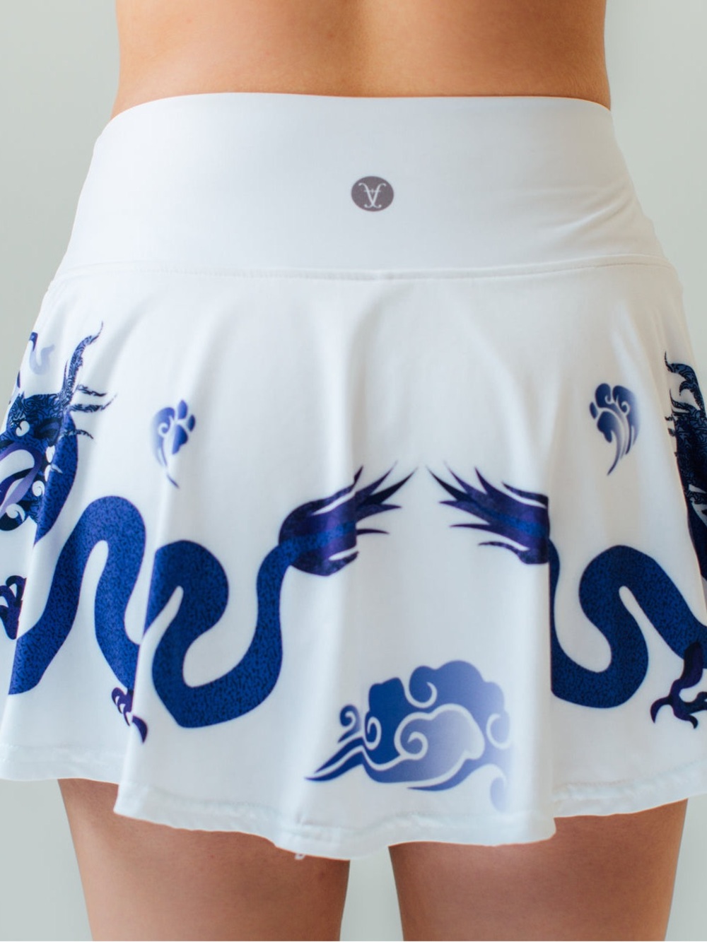 FAYE+FLORIE Holly White Dragon Skirt Tennis Pickleball Women Size Medium - Picture 15 of 15